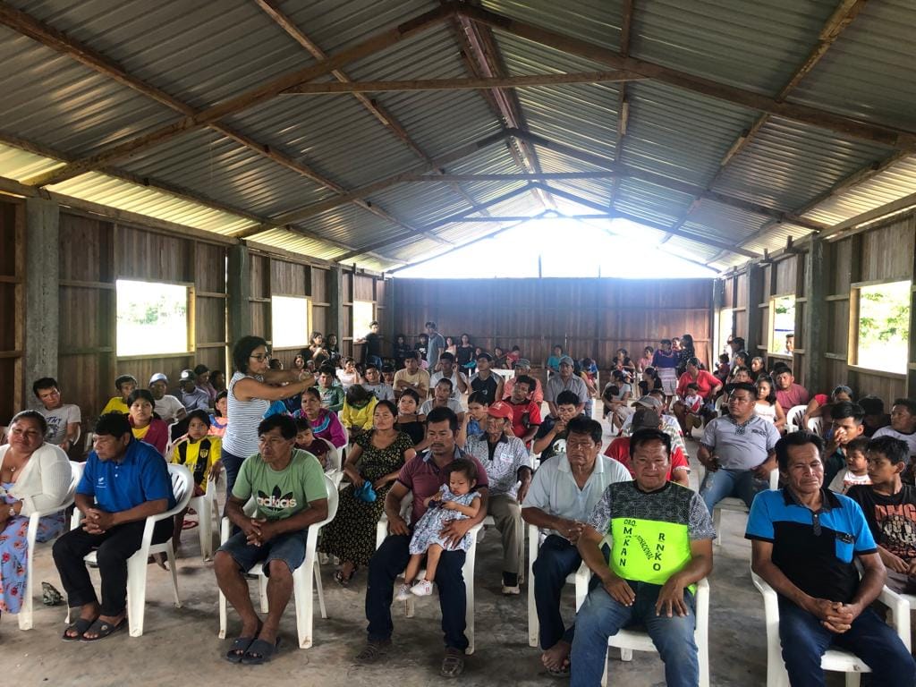 Taller de conservación de bosques en Shambo Porvenir
