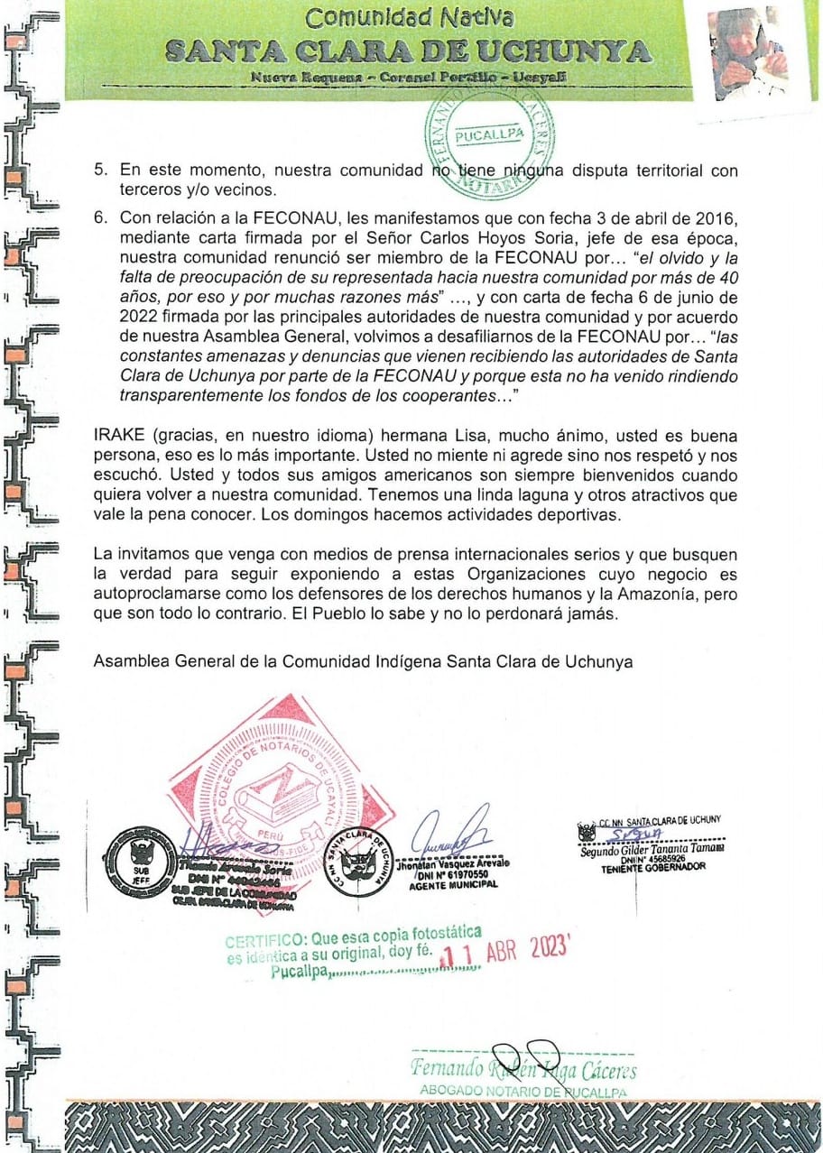 Documento 2 de la noticia Visita de la embajadora Lisa Kenna a la comunidad