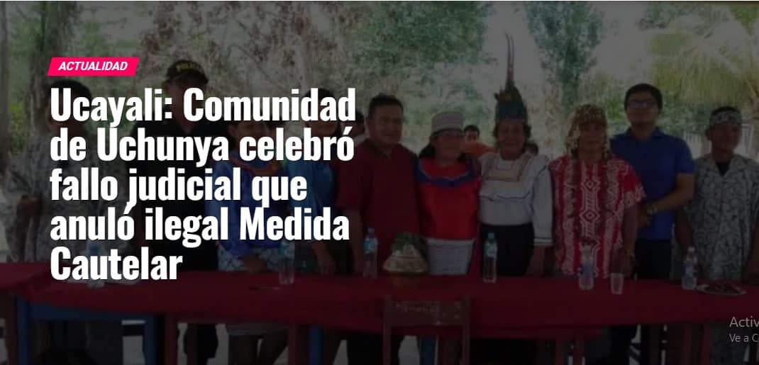 Conferencia de prensa sobre anulación de la medida cautelar