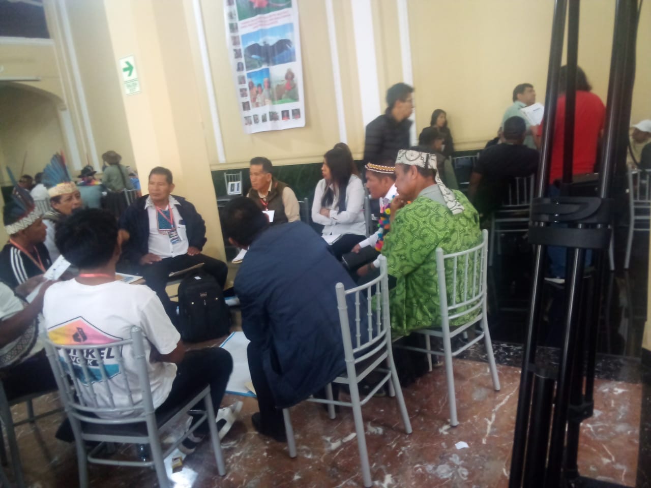 Participación en el I Congreso de Pueblos Originarios en Lima
