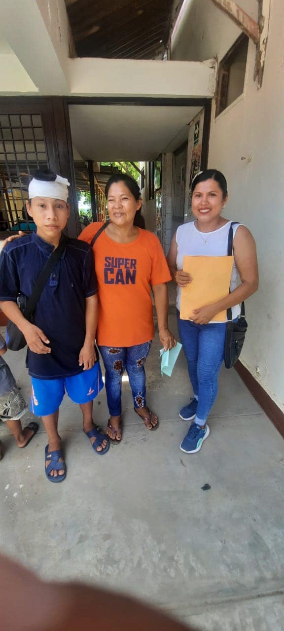 Operación del niño Jhonatan apoyada por Ocho Sur