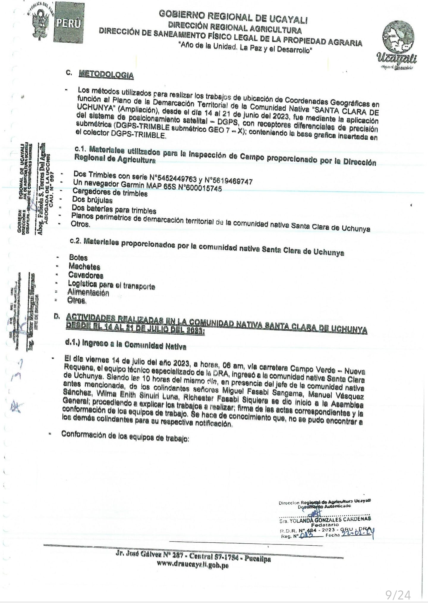 Documento 8 de la noticia Linderamiento del territorio ampliado de 1,544 hectáreas
