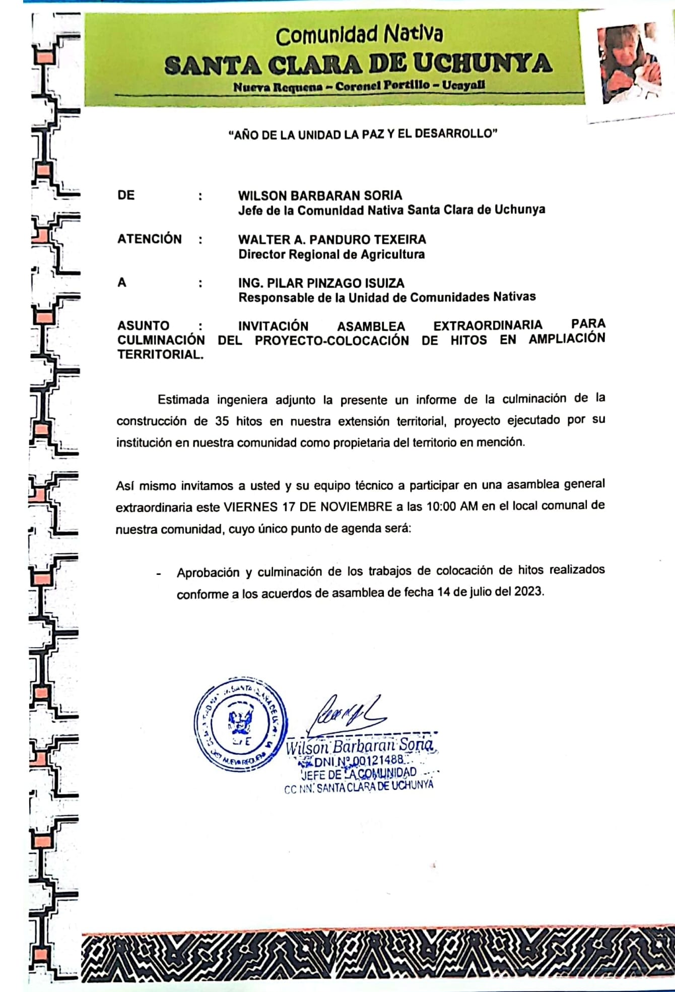 Documento 18 de la noticia Linderamiento del territorio ampliado de 1,544 hectáreas
