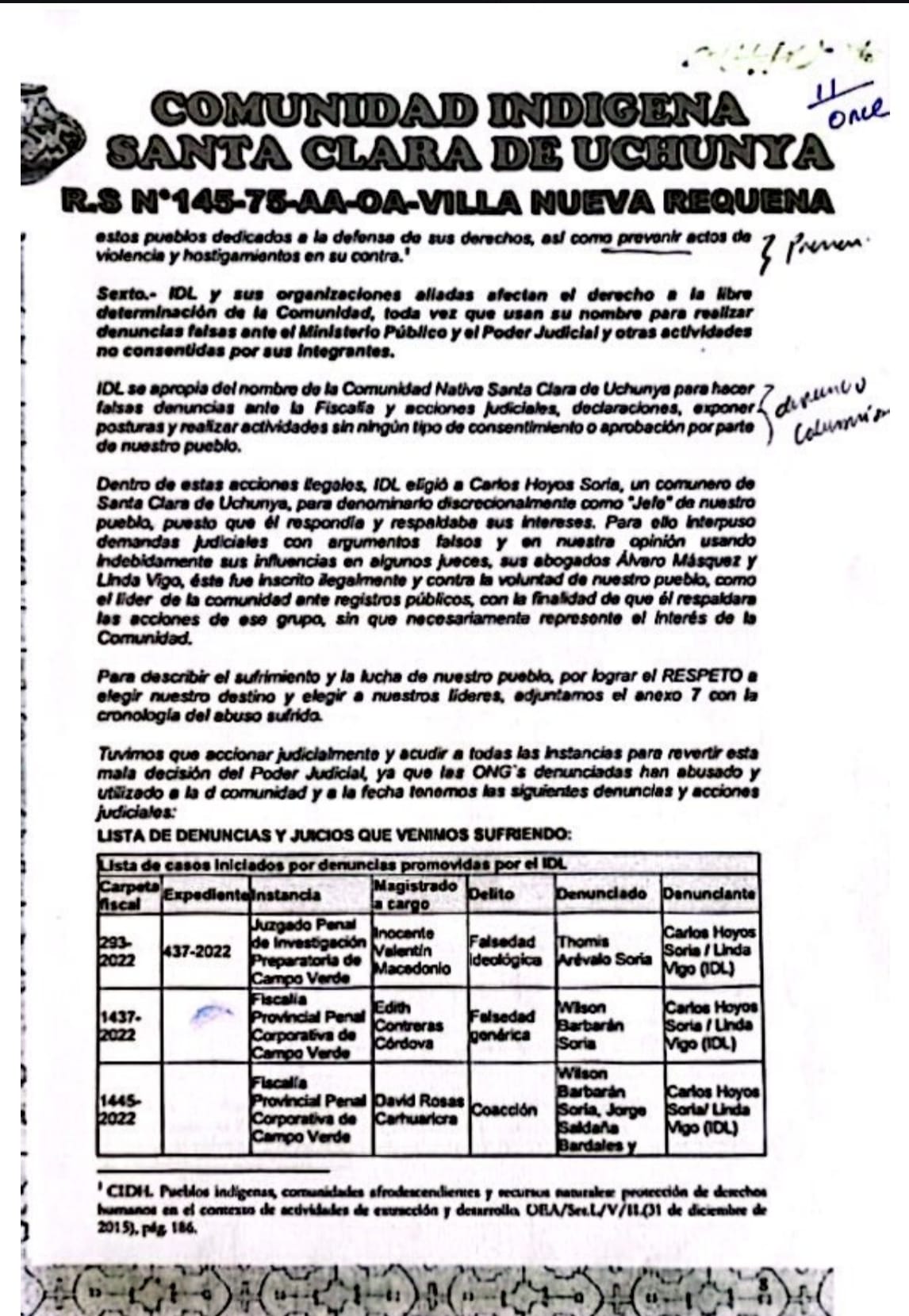 Documento 19 de la noticia Fiscalía acoge denuncia por coacción contra IDL y FPP