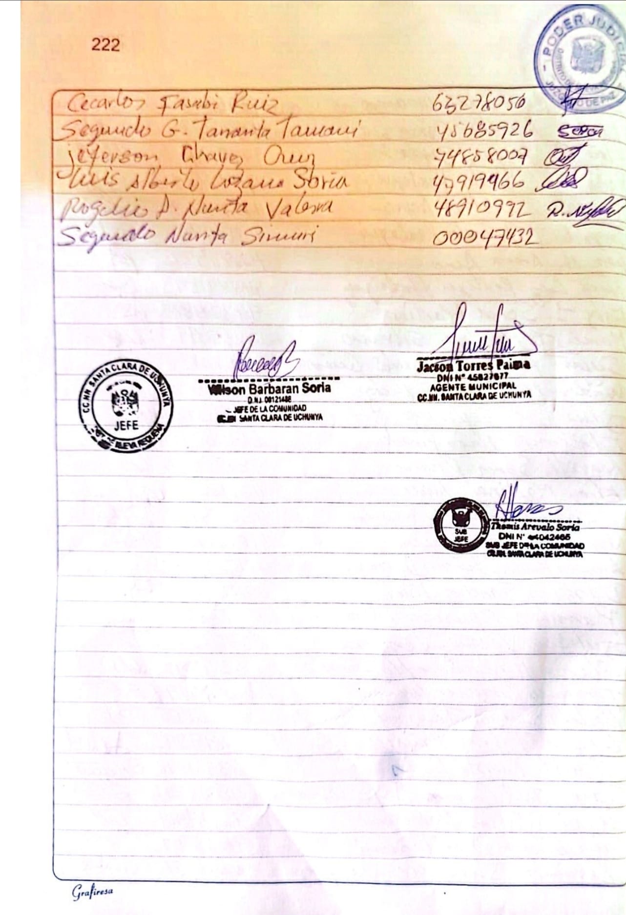 Documento 17 de la noticia Carta al juez Víctor Zúñiga por denuncias de las ONGs
