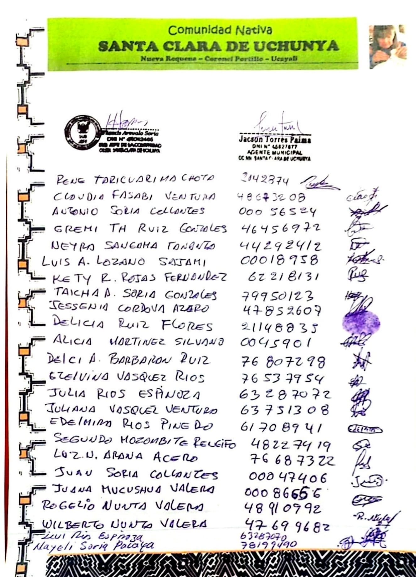 Documento 19 de la noticia Carta al juez Víctor Zúñiga por denuncias de las ONGs