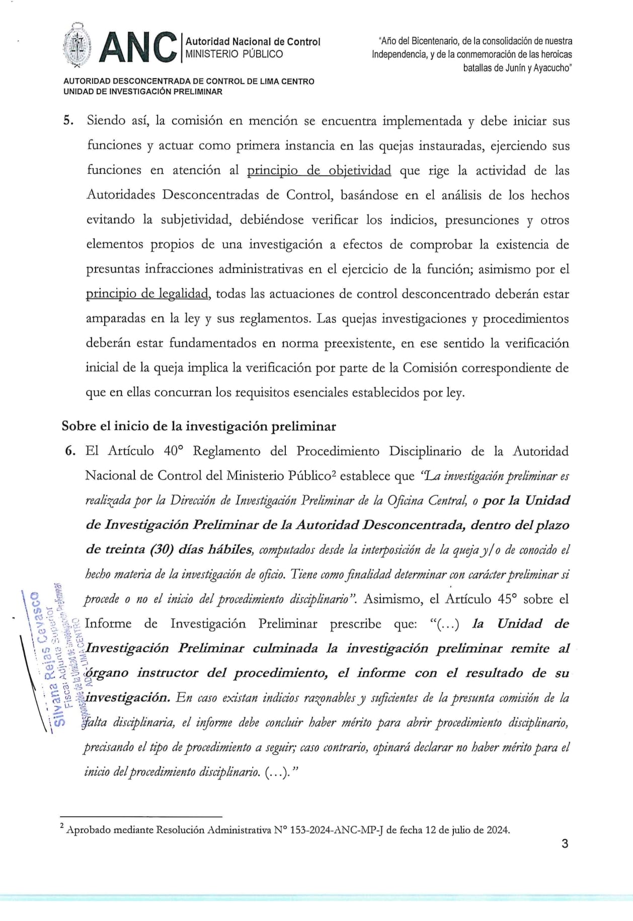 Documento 3 de la noticia Investigación al fiscal Álvaro Rodas Farro por discriminació