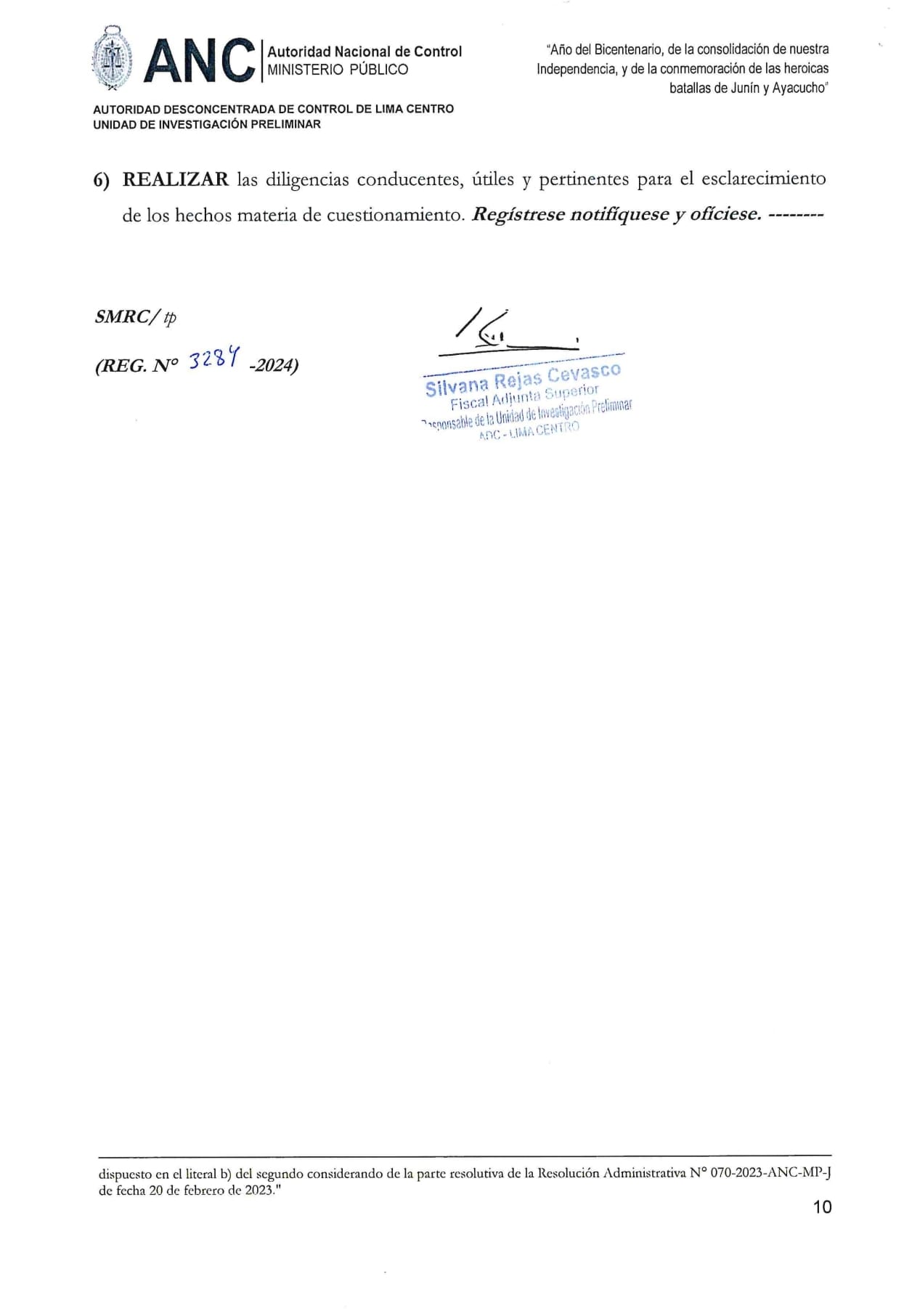 Documento 10 de la noticia Investigación al fiscal Álvaro Rodas Farro por discriminació