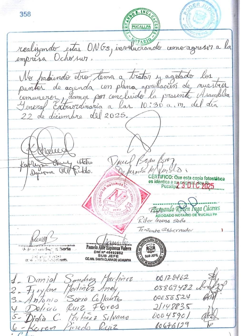 Documento 5 de la noticia Visita de la Defensoría del Pueblo a la comunidad